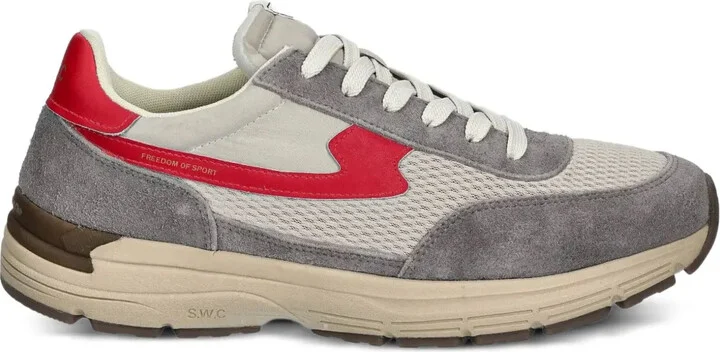 Osier S-Strike suede mesh sneakers