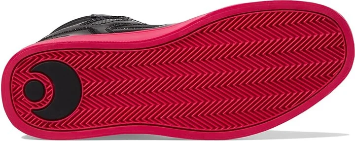 Osiris Clone Men's Skate Shoes Black/Magenta/Black : 10.5 D - Medium, Synthetic/Textile - Image 3