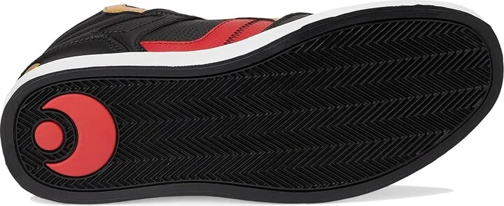 Osiris Clone Men's Skate Shoes Black/Red/Gold : 9 D - Medium, Synthetic/Textile - Image 3