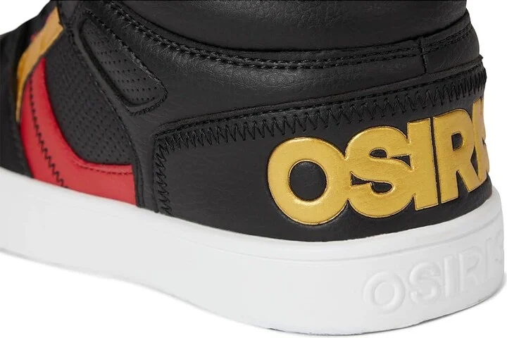 Osiris Clone Men's Skate Shoes Black/Red/Gold : 9 D - Medium, Synthetic/Textile - Image 7