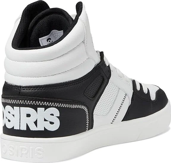 Osiris Clone Men's Skate Shoes Black/White/Black : 8.5 D - Medium, Synthetic/Textile - Image 4