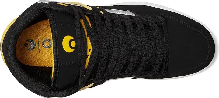 Osiris Clone Men's Skate Shoes Black/Yellow/White : 11.5 D - Medium, Synthetic/Textile - Image 2