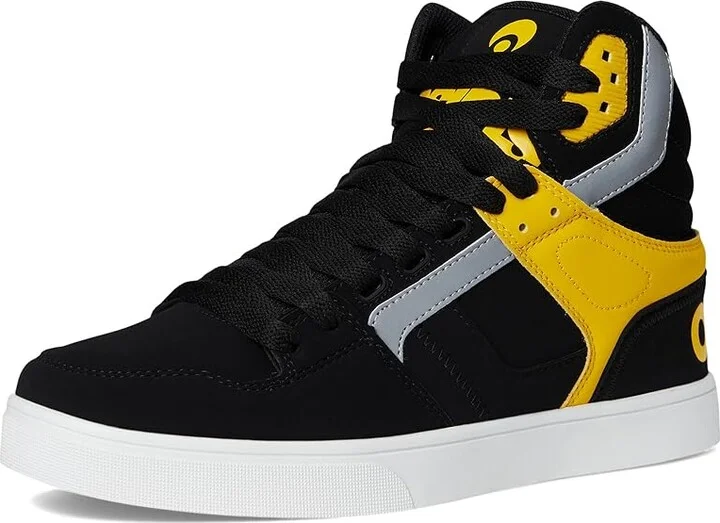 Osiris Clone Men's Skate Shoes Black/Yellow/White : 11.5 D - Medium, Synthetic/Textile - Image 5