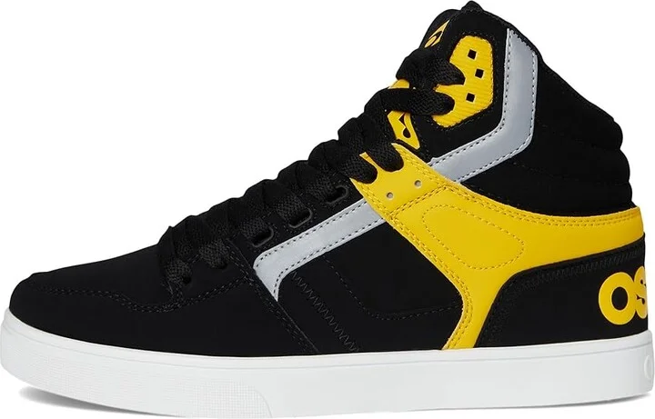 Osiris Clone Men's Skate Shoes Black/Yellow/White : 11.5 D - Medium, Synthetic/Textile - Image 6
