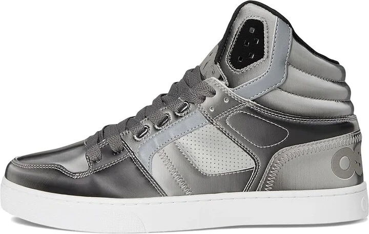 Osiris Clone Men's Skate Shoes Silver/Black/Holo : 8.5 D - Medium, Synthetic/Textile - Image 6