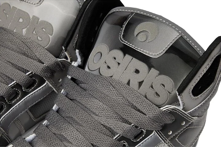 Osiris Clone Men's Skate Shoes Silver/Black/Holo : 8.5 D - Medium, Synthetic/Textile - Image 7