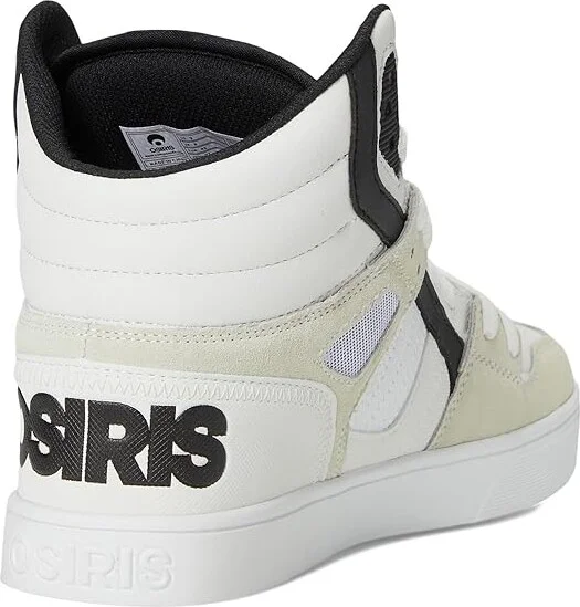 Osiris Clone Men's Skate Shoes White/Black/White : 12 D - Medium, Synthetic/Textile - Image 4