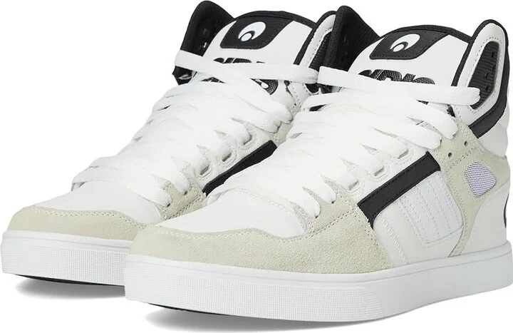 Osiris Clone Men's Skate Shoes White/Black/White : 12 D - Medium, Synthetic/Textile