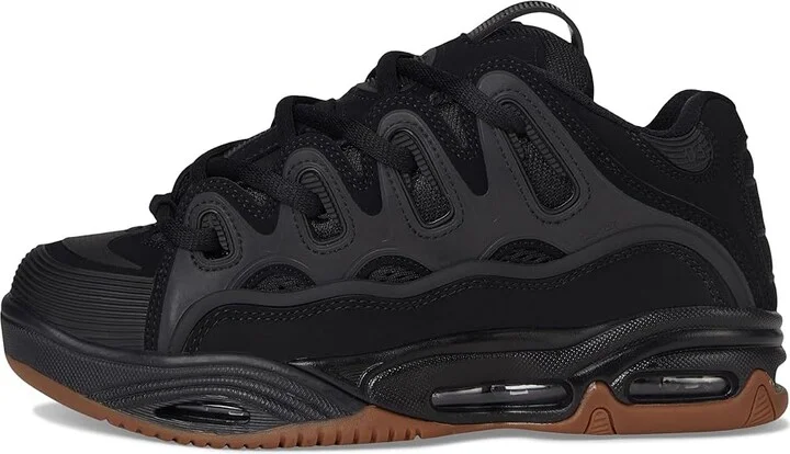 Osiris D3 2001 Men's Skate Shoes Black/Black/Gum : 10.5 D - Medium, Textile - Image 6