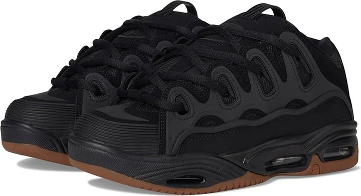 Osiris D3 2001 Men's Skate Shoes Black/Black/Gum : 10.5 D - Medium, Textile