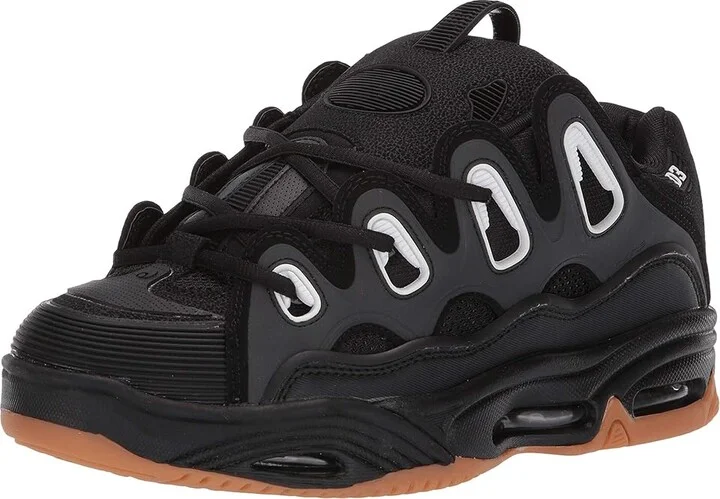 Osiris D3 2001 Men's Skate Shoes Black/Gum : 6 D - Medium, Textile - Image 2