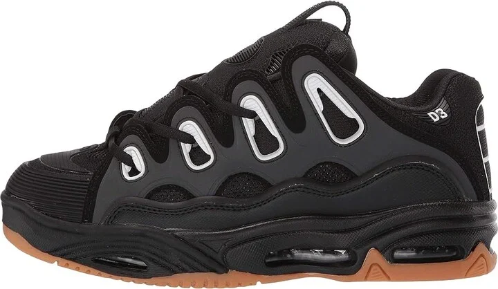 Osiris D3 2001 Men's Skate Shoes Black/Gum : 6 D - Medium, Textile - Image 7