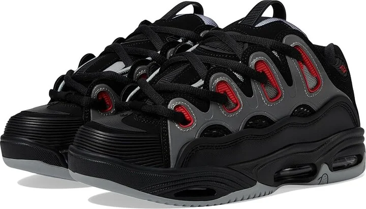 Black,light Grey,red