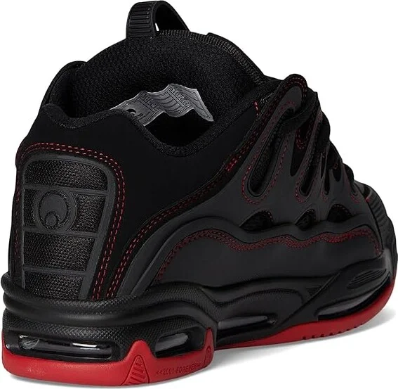Osiris D3 2001 Men's Skate Shoes Black/Red/Red : 8 D - Medium, Textile - Image 4