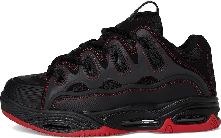 Osiris D3 2001 Men's Skate Shoes Black/Red/Red : 8 D - Medium, Textile - Image 6