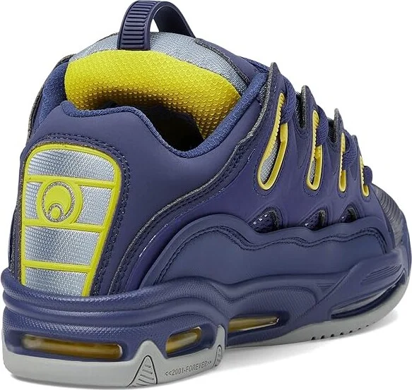 Osiris D3 2001 Men's Skate Shoes Cadet Blue/Yellow : 7.5 D - Medium, Textile - Image 4