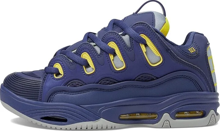 Osiris D3 2001 Men's Skate Shoes Cadet Blue/Yellow : 7.5 D - Medium, Textile - Image 6