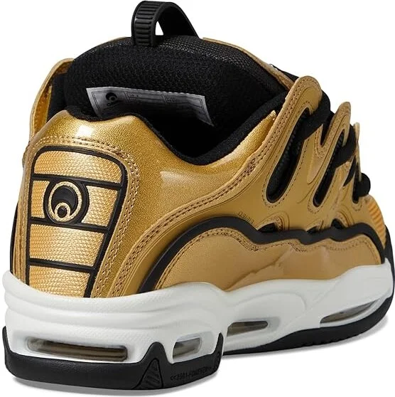 Osiris D3 2001 Men's Skate Shoes Gold/Black/White : 11 D - Medium, Textile - Image 4