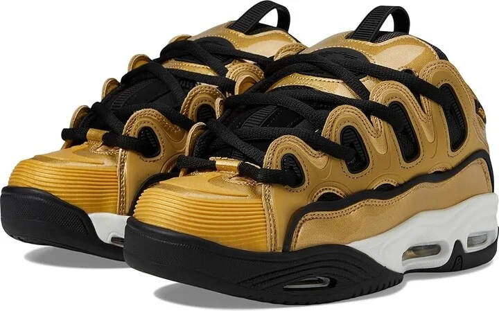 Osiris D3 2001 Men's Skate Shoes Gold/Black/White : 11 D - Medium, Textile