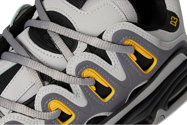 Osiris D3 2001 Men's Skate Shoes Grey/Black/Yellow : 5.5 D - Medium, Textile - Image 7