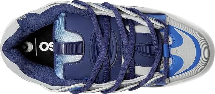 Osiris D3 2001 Men's Skate Shoes Grey/Blue/Black : 9 D - Medium, Textile - Image 2