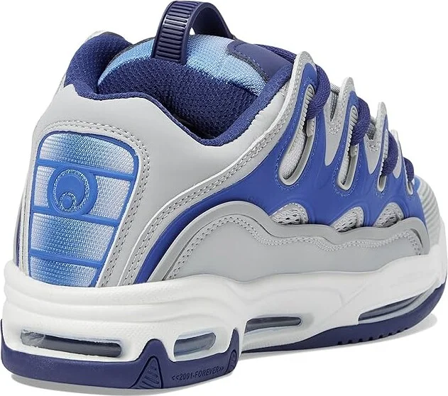 Osiris D3 2001 Men's Skate Shoes Grey/Blue/Black : 9 D - Medium, Textile - Image 4