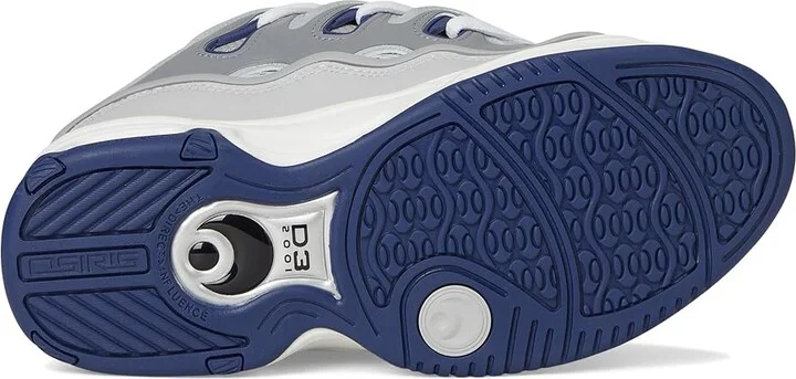 Osiris D3 2001 Men's Skate Shoes Grey/Navy/White : 6 D - Medium, Textile - Image 3