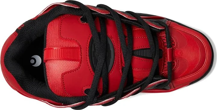 Osiris D3 2001 Men's Skate Shoes Red/Black/Red : 9 D - Medium, Textile - Image 2