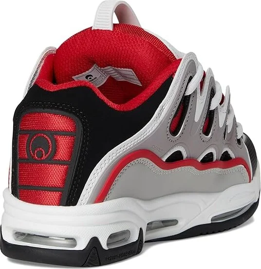 Osiris D3 2001 Men's Skate Shoes Red/White/Grey : 11 D - Medium, Textile - Image 4