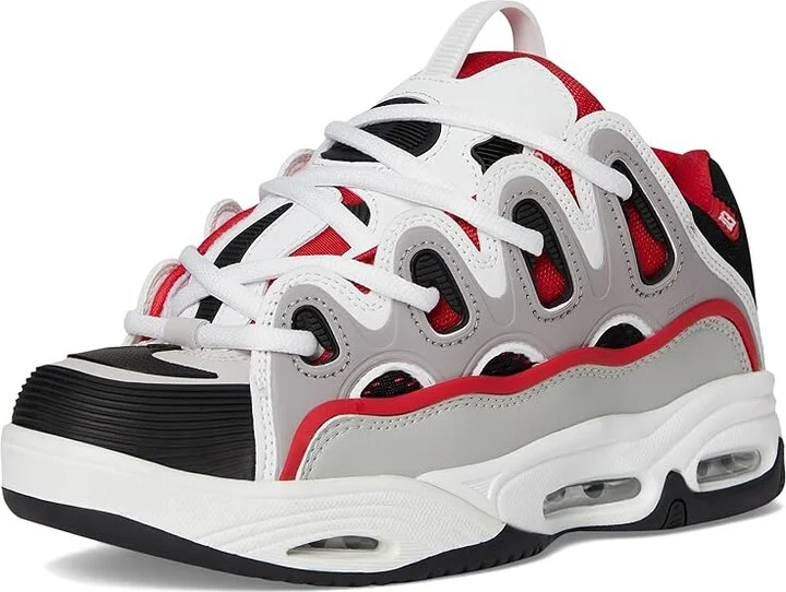 Osiris D3 2001 Men's Skate Shoes Red/White/Grey : 11 D - Medium, Textile - Image 5
