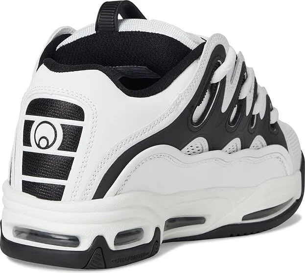 Osiris D3 2001 Men's Skate Shoes White/White/Black : 6.5 D - Medium, Textile - Image 4
