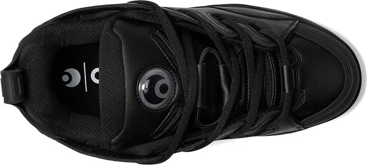 Osiris D3 E Men's Shoes Black/Black/Black : 12 D - Medium, Leather/Rubber - Image 2