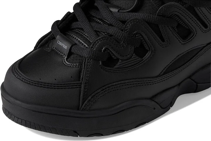 Osiris D3 E Men's Shoes Black/Black/Black : 12 D - Medium, Leather/Rubber - Image 7