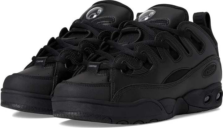 Osiris D3 E Men's Shoes Black/Black/Black : 12 D - Medium, Leather/Rubber