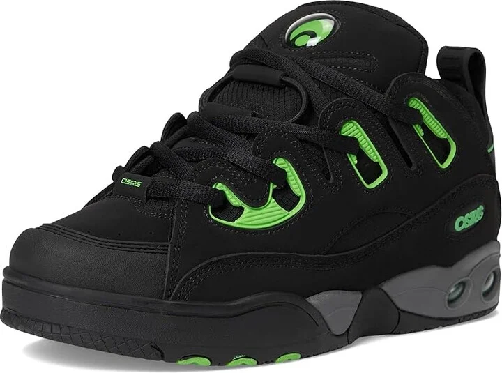 Osiris D3 E Men's Shoes Black/Charcoal/Green : 8.5 D - Medium, Leather/Rubber - Image 5