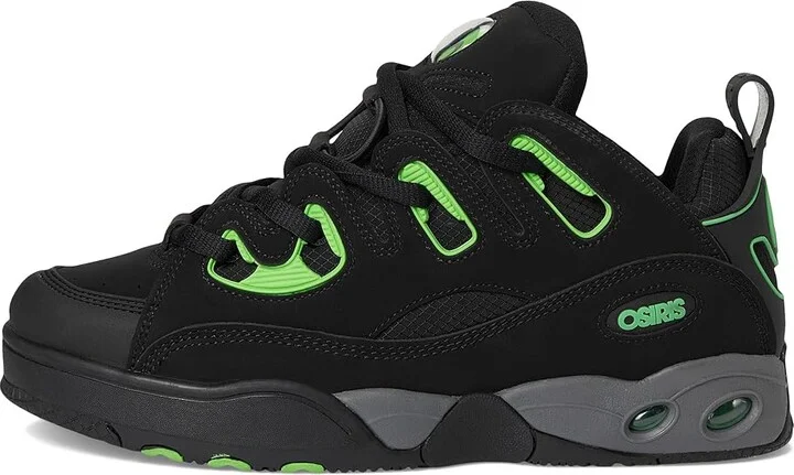 Osiris D3 E Men's Shoes Black/Charcoal/Green : 8.5 D - Medium, Leather/Rubber - Image 6