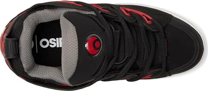 Osiris D3 E Men's Shoes Black/Charcoal/Red : 9.5 D - Medium, Leather/Rubber - Image 2