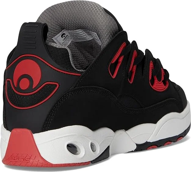 Osiris D3 E Men's Shoes Black/Charcoal/Red : 9.5 D - Medium, Leather/Rubber - Image 4