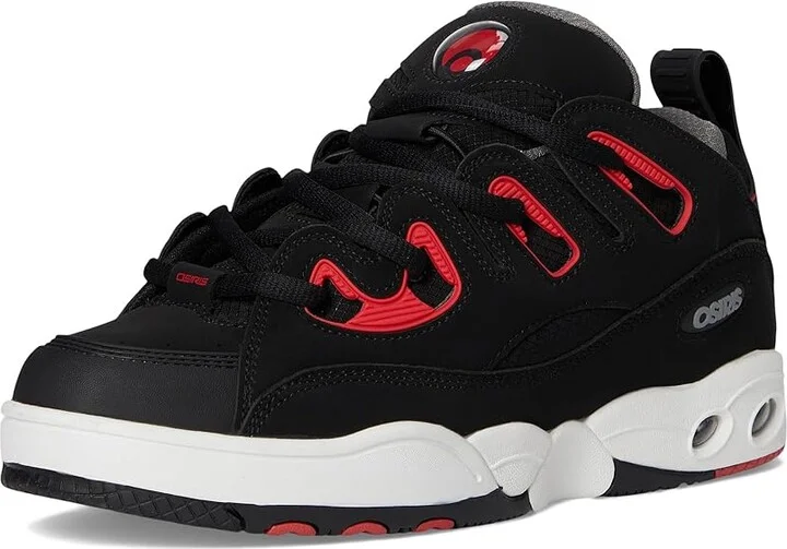 Osiris D3 E Men's Shoes Black/Charcoal/Red : 9.5 D - Medium, Leather/Rubber - Image 5