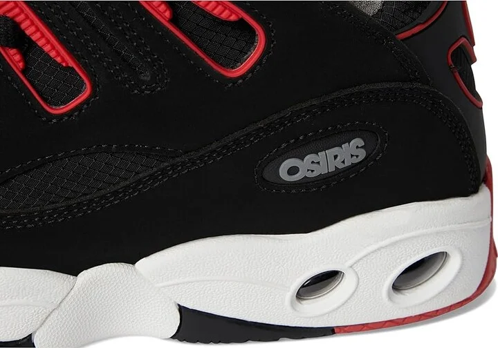 Osiris D3 E Men's Shoes Black/Charcoal/Red : 9.5 D - Medium, Leather/Rubber - Image 7