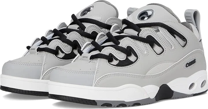 Osiris D3 E Men's Shoes Grey/Black/Grey : 14 D - Medium, Leather/Rubber