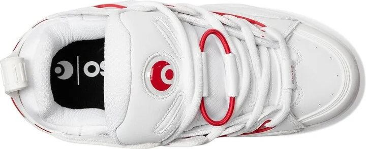 Osiris D3 E Men's Shoes White/Red/White : 12 D - Medium, Leather/Rubber - Image 2