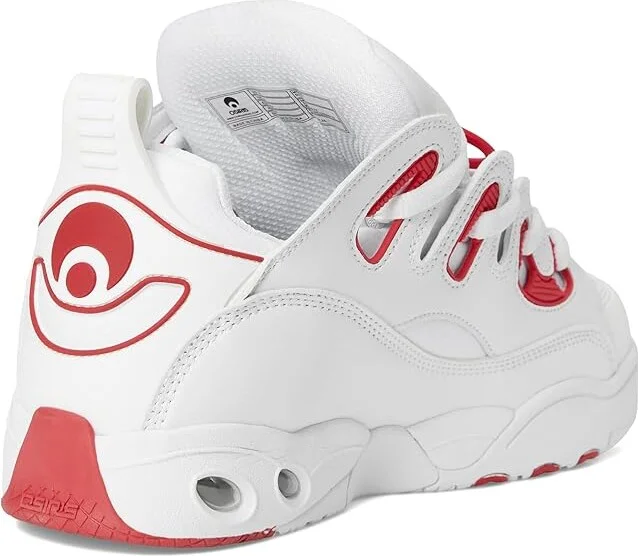 Osiris D3 E Men's Shoes White/Red/White : 12 D - Medium, Leather/Rubber - Image 4