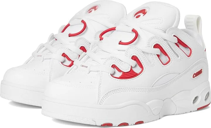Osiris D3 E Men's Shoes White/Red/White : 12 D - Medium, Leather/Rubber