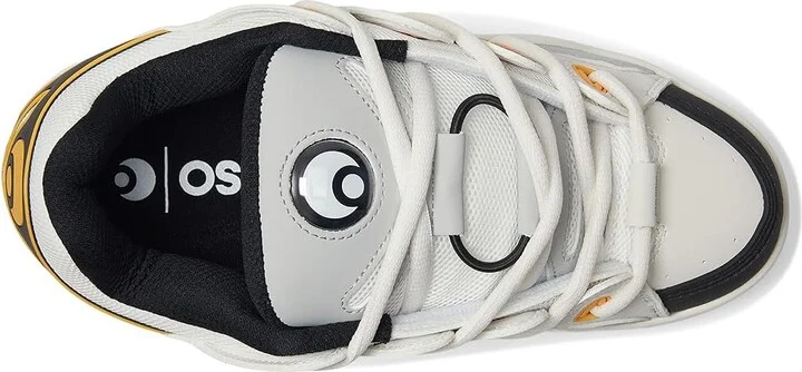 Osiris D3 OG Men's Shoes White/Grey/Yellow : 12 D - Medium, Synthetic - Image 2