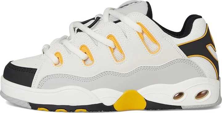 Osiris D3 OG Men's Shoes White/Grey/Yellow : 12 D - Medium, Synthetic - Image 6
