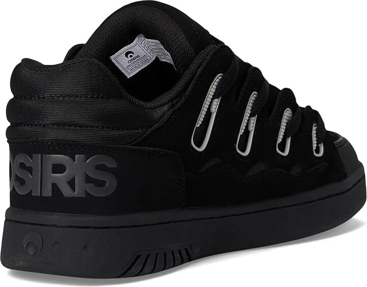 Osiris D3 S Men's Shoes Black/Grey/Black : 7.5 D - Medium, Faux Leather - Image 4