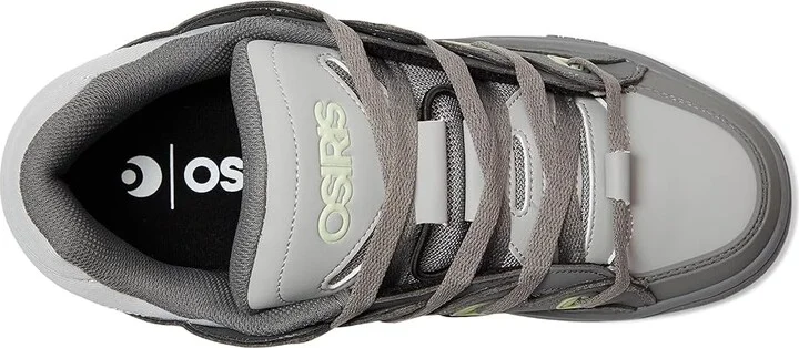Osiris D3 S Men's Shoes Charcoal/Light Green/Grey : 11 D - Medium, Faux Leather - Image 2