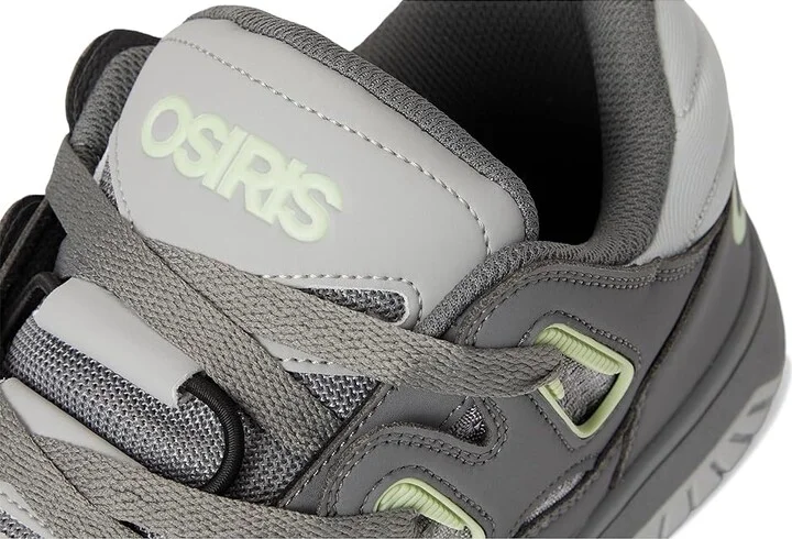 Osiris D3 S Men's Shoes Charcoal/Light Green/Grey : 11 D - Medium, Faux Leather - Image 7