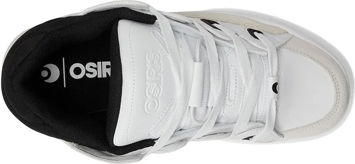 Osiris D3 S Men's Shoes White/Black/White : 10 D - Medium, Faux Leather - Image 2